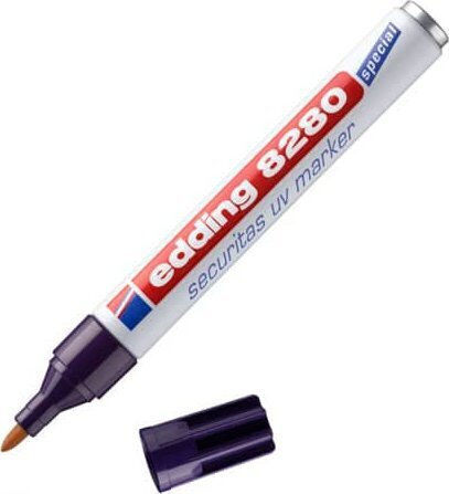 Edding Marker Edding 8280 Transparent UV Invisible Marking Anti-Theft Protection
