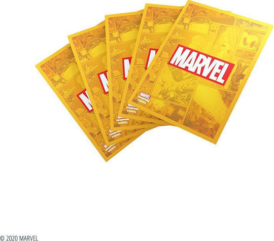 Gamegenic Marvel Champions Kunst Marvel Kartenhüllen Standardgröße 50 Stück Orange