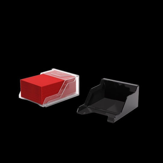 Gamegenic 50+ Bastion Deck Box Standardgröße Schwarz/Transparent