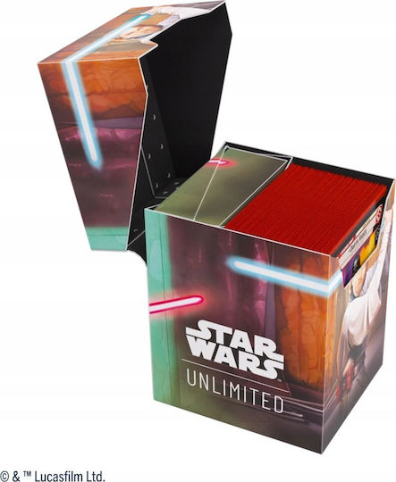 Gamegenic Soft Crate - Krieg der Sterne Unbegrenzte Edition: Obi-wan Kenobi/darth Maul Star Wars Deck Box Standardgröße