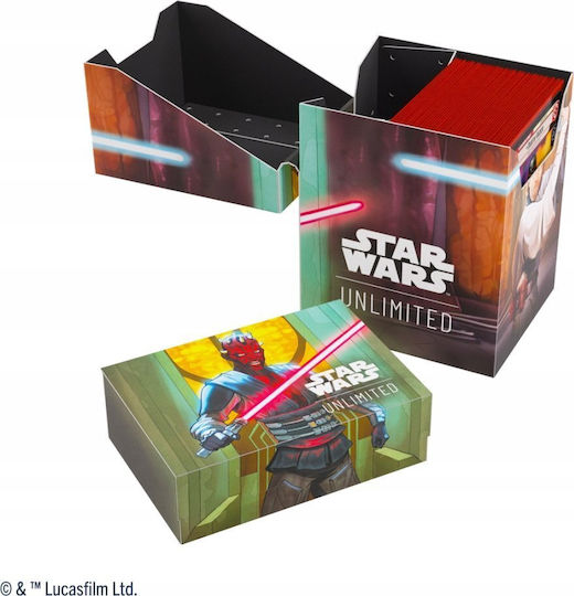 Gamegenic Soft Crate - Krieg der Sterne Unbegrenzte Edition: Obi-wan Kenobi/darth Maul Star Wars Deck Box Standardgröße