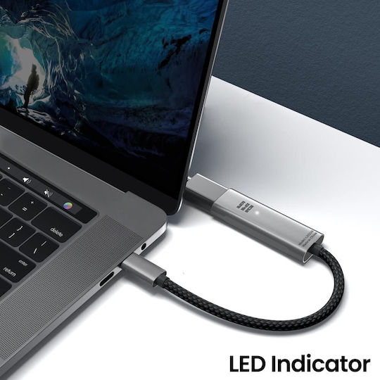 Tomtoc Aluminium Adapter – USB-C DisplayPort 1.4 Adapter 4K@60/120Hz