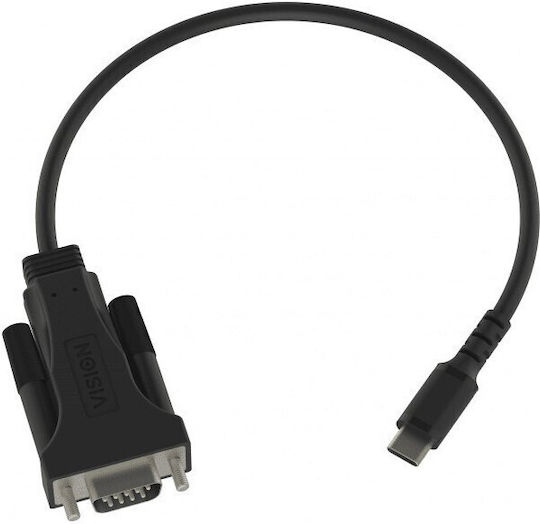 Usb Vision Professional Usb-c Serial Rs-232 Adapter 30 Years Warranty Works Mac Pc Installs On Com-standard Port 480 Mbit S Voltage Up To 5 V Supports All Usb-a 2.0 Data Signals