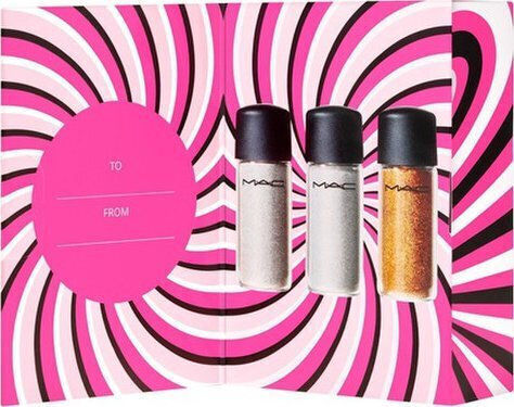 M.A.C Sprinkle Of Magic Eye Shadow in Solid Form Gold, Red, Bronze 2.5gr