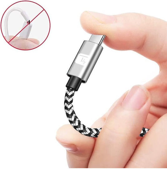 Techly USB 2.0 Cable USB-C male - USB-C 0.5m