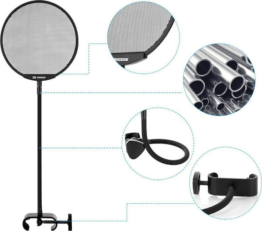 Mozos Mozos Black Microphone Stand Arm 80 Cm Sb41 + Ps-pro Microphone Pop Filter