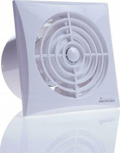 Awenta Επιτοίχιος Εξαεριστήρας Μπάνιου 125mm Λευκός