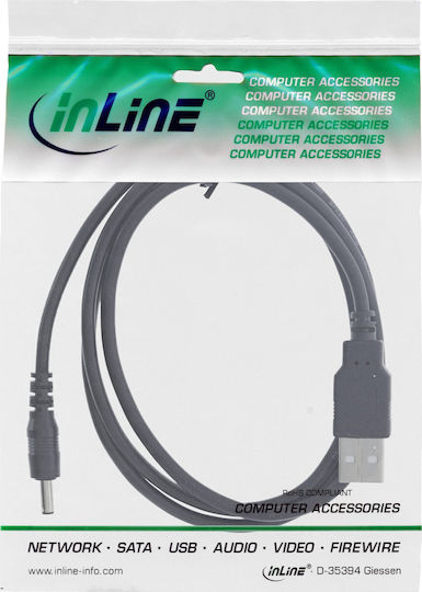 InLine 2m USB 2.0 Cable A-Male to DC