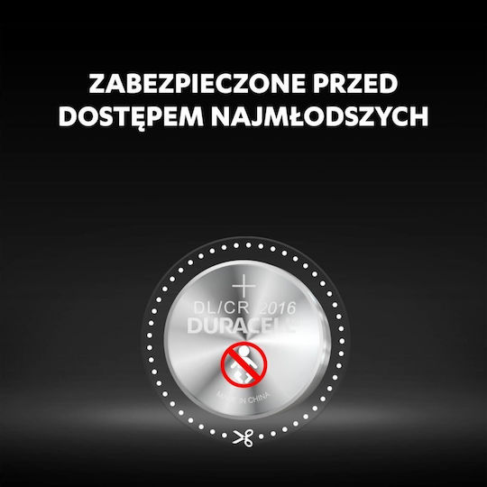 Duracell Батерии Литий За часовници CR2016 3V 5бр