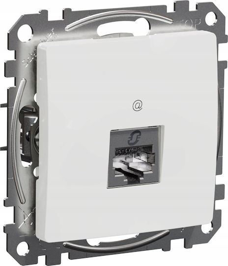 Schneider Electric Gn.komp.rj45 5stp Λευκο Sedna Des