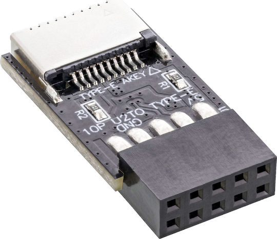 Inline Usb 2.0 To Usb 3.2 Type-e Key-a Internal Adapter