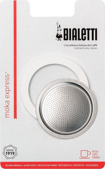 Bialetti Φλάντζα + Φίλτρο Καφετιέρες Moka Express 9tz