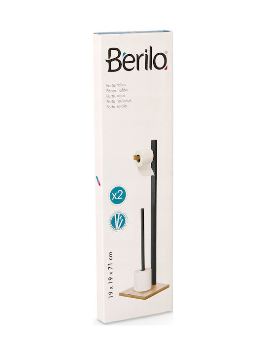 Berilo Floor Bathroom Paper Holder