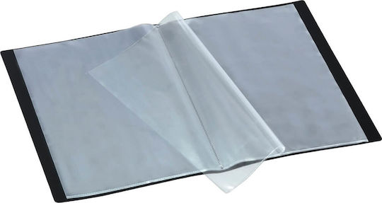 Bantex Display Folder A4 Bantex 20 Pockets Black