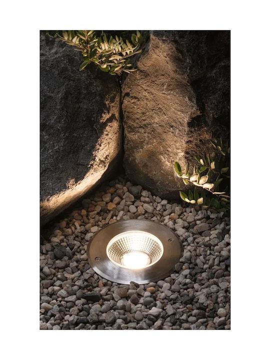 Paulmann Σποτ Δαπέδου LED 3.5W με Θερμό Λευκό Φως IP67 Γκρι