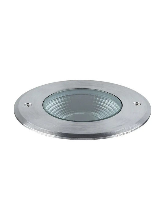 Paulmann Σποτ Δαπέδου LED 3.5W με Θερμό Λευκό Φως IP67 Γκρι