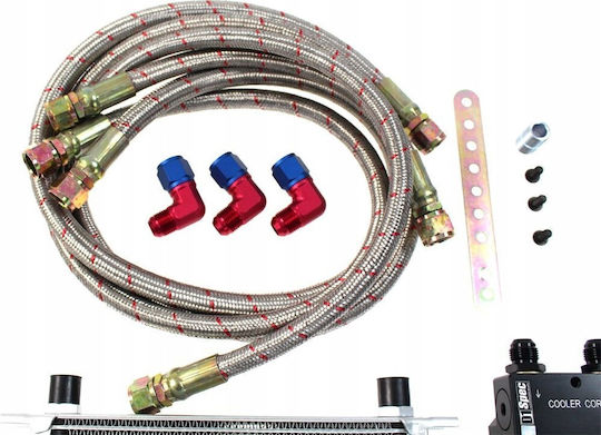 D1spec Oil Cooler Set 15 Rows + Thermostatic Unit