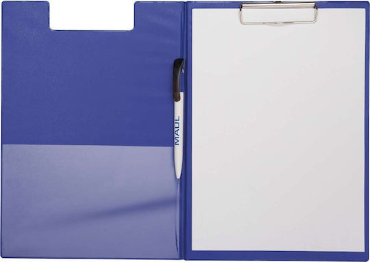 Maul Maul Writing Folder Maulpoly Blue Plastic Cover A4
