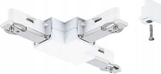 Urail T Connector Track System 230v White Ral9003 Plastic Paulmann