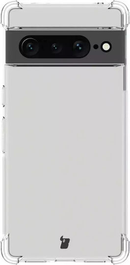 Bizon Clear Pack Case & 2x Screen Glass Back Cover Tempered Glass 1.5mm Set cu Geam Transparent (Google Pixel 7 Pro)