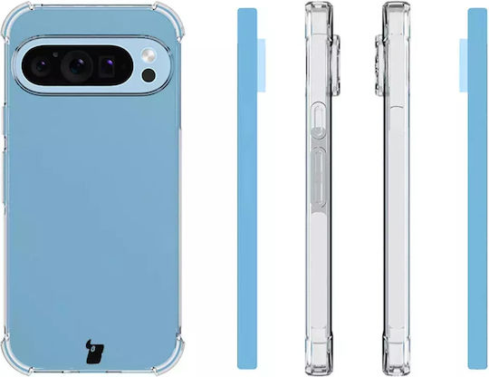 Bizon Salpa Back Cover Tempered Glass Διάφανο (Google Pixel 9 / 9 ProOnePlus 9 Pro)