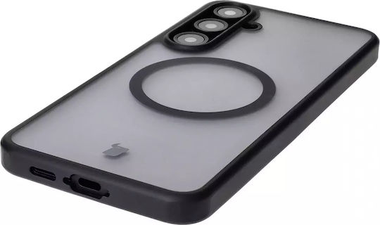 Bizon MatteO Back Cover Σιλικόνης / Πλαστικό / Tempered Glass Διάφανο (Galaxy S24 FE)