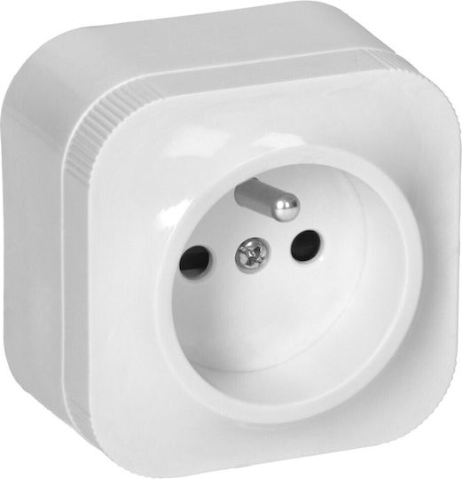 Orno Power Socket White 10pcs