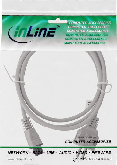 InLine - Cable 0.5m Γκρι