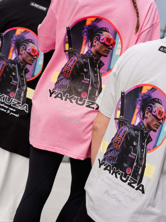 Ανδρική Κοντομάνικη Μπλούζα Tony Couper T25/5 Yakuza Over T-shirt Μαύρο