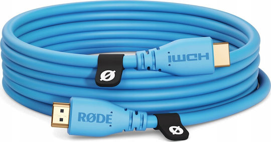 Rode Cablu HDMI de sex masculin - HDMI de sex masculin 3m Albastru