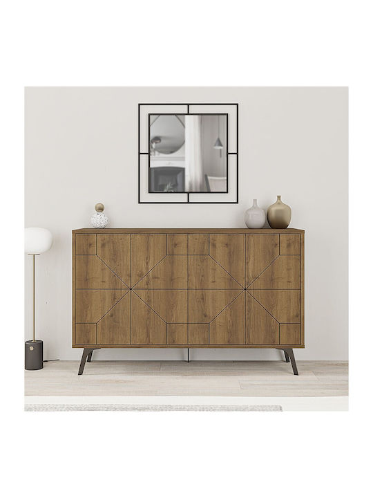 Буфет Giacomo Дървен Светлокафяв 123x35x77.4см