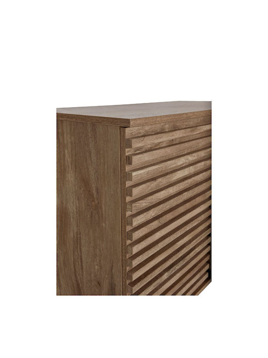 Sideboard Kiros Wooden Φυσικό 80x39x80cm