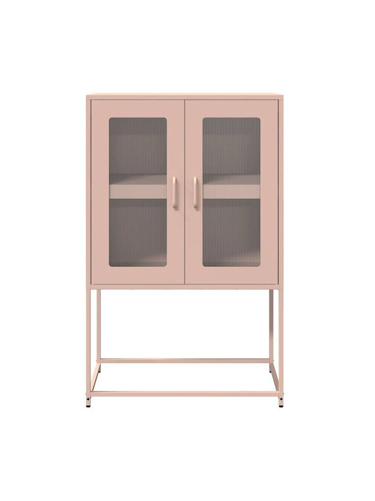 Μπουφές από Μέταλλο Ροζ 68x39x107cm