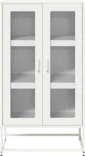 Sideboard made of Metal White 68x39x123cm