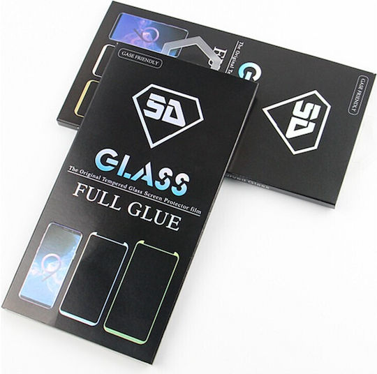 5D Tempered Glass Negru (Oppo Reno12 Pro)