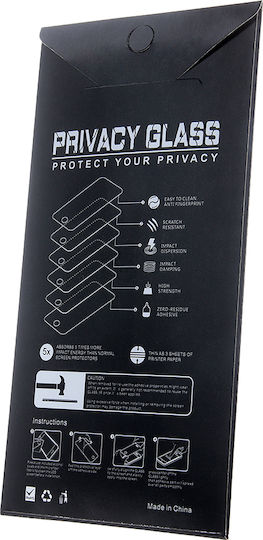 Privacy Tempered Glass Μαύρο (Honor 200 Smart)