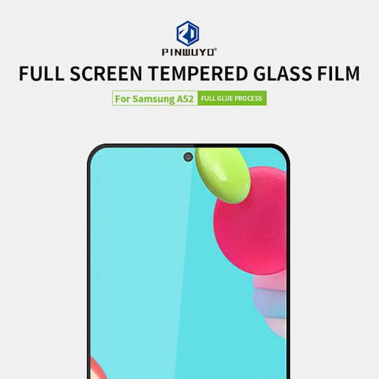 Pinwuyo Full Face Tempered Glass (Samsung Galaxy A52, Samsung Galaxy A52S)