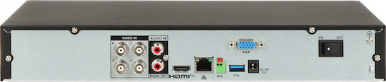 Dahua XVR7104H-4K-I3 Καταγραφικό HVR 4 Καναλιών