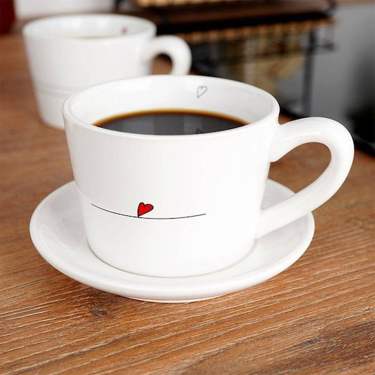 Orion Set Tassen Kaffee Keramik Weiß 200ml 2Stück