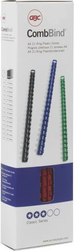 Gbc Plastikbinderücken 6mm Weiß 4028193