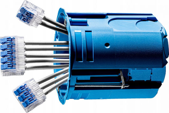 Simet Quick Connector Openable Cables Wires 2x 0.2-4mm2 32a 1pack=10pcs Simet Ideal Scl2 B10 88001303 Transparent Blue
