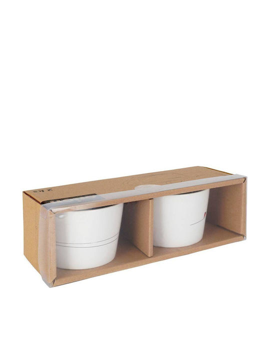 Orion Set of Cups Coffee Ceramic White 200ml 2pcs