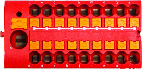 Разпределителен блок Phoenix Contact Ptfix 10/18x4-ns35 Rd 3273640