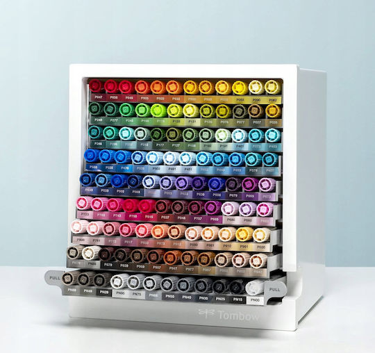Tombow Abt Dual Brush Pen Marker 108 Stück Tischdisplay