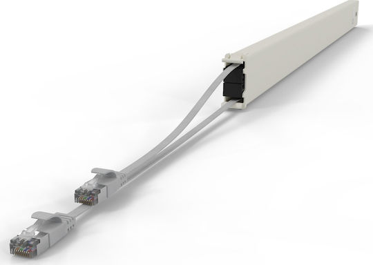 Patchbox U/FTP (STP) Cat.6a (Gigabit) Καλώδιο Δικτύου Ethernet 2.5m Γκρι