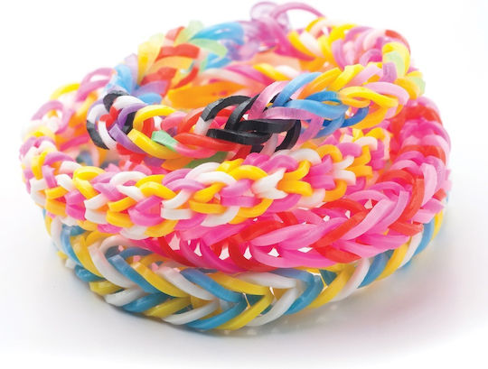 AS Hair Ties Plexi Flexi Plexi Flexi Bag 800 Rubber Bands & 8 Accessories For Children 5+ Years (Various Designs) 1pc