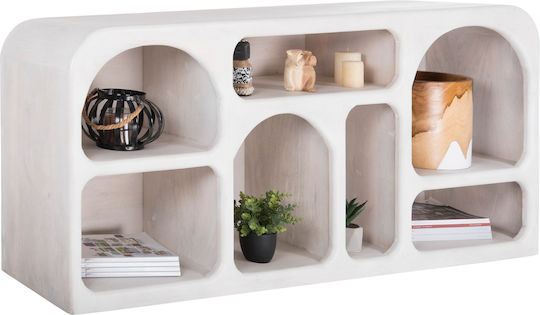 Μπουφές Handyr από Μασίφ Ξύλο Λευκό 165x35x75cm Μπουφές Handyr από Μασίφ Ξύλο Λευκό 165x35x75cm