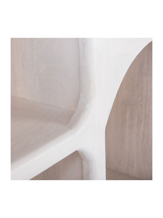 Bufet Handyr din Lemn Masiv Alb 165x35x75cm