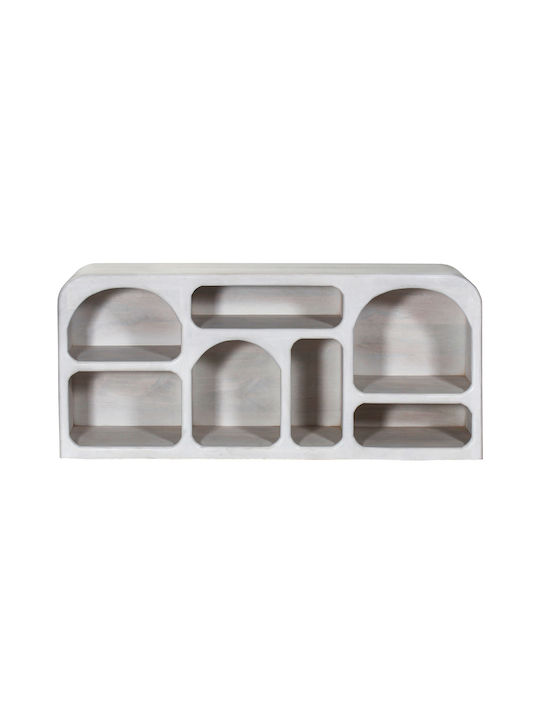 Bufet Handyr din Lemn Masiv Alb 165x35x75cm