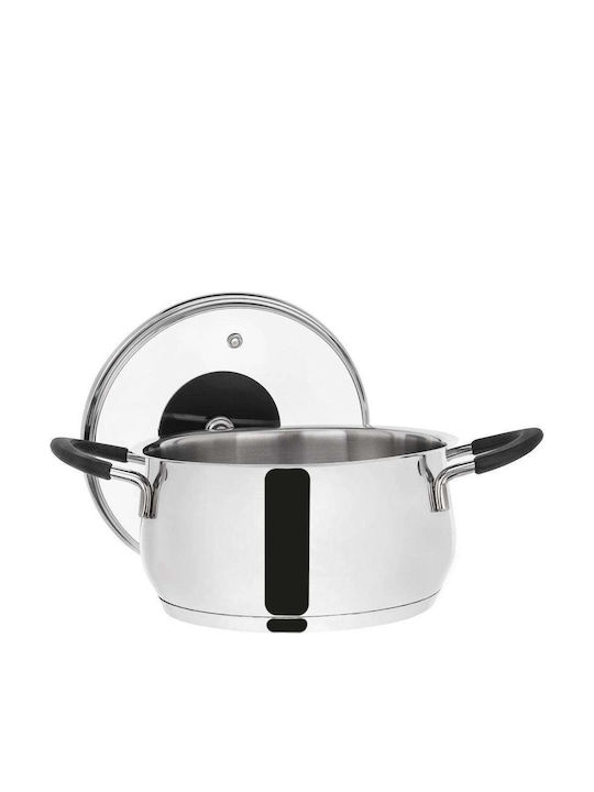 Orion Deep Stainless Steel Pot 2.6lt / 18cm